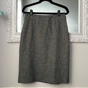 GAP black tweed pencil skirt